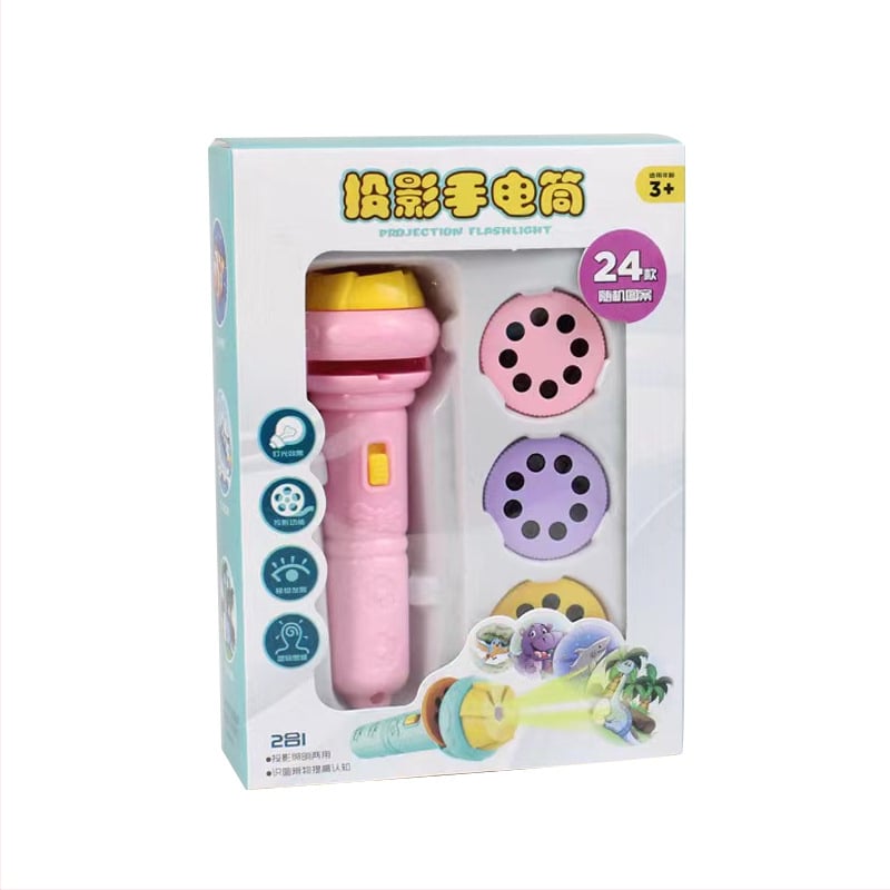 Παιδικό προβολικό φως-παιχνίδι με λάμψη και εκπαιδευτική λειτουργία, προβολέας με κινούμενα σχέδια (πλαστική κατασκευή; 4–6 ετών; λάμψη; εκπαιδευτικό)