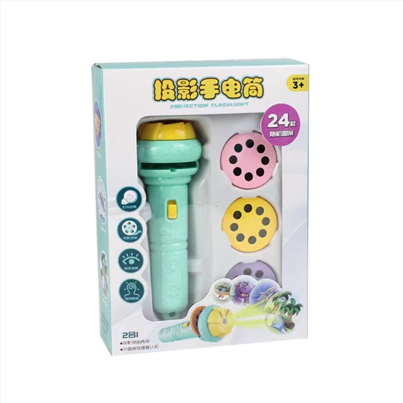 Παιδικό προβολικό φως-παιχνίδι με λάμψη και εκπαιδευτική λειτουργία, προβολέας με κινούμενα σχέδια (πλαστική κατασκευή; 4–6 ετών; λάμψη; εκπαιδευτικό)