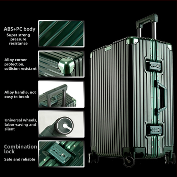 Uniszex ABS+PC koffert TSA kombinációs zárakkal, 5 kg, univerzális kerekek, poliészter bélés, üzleti utazásokhoz