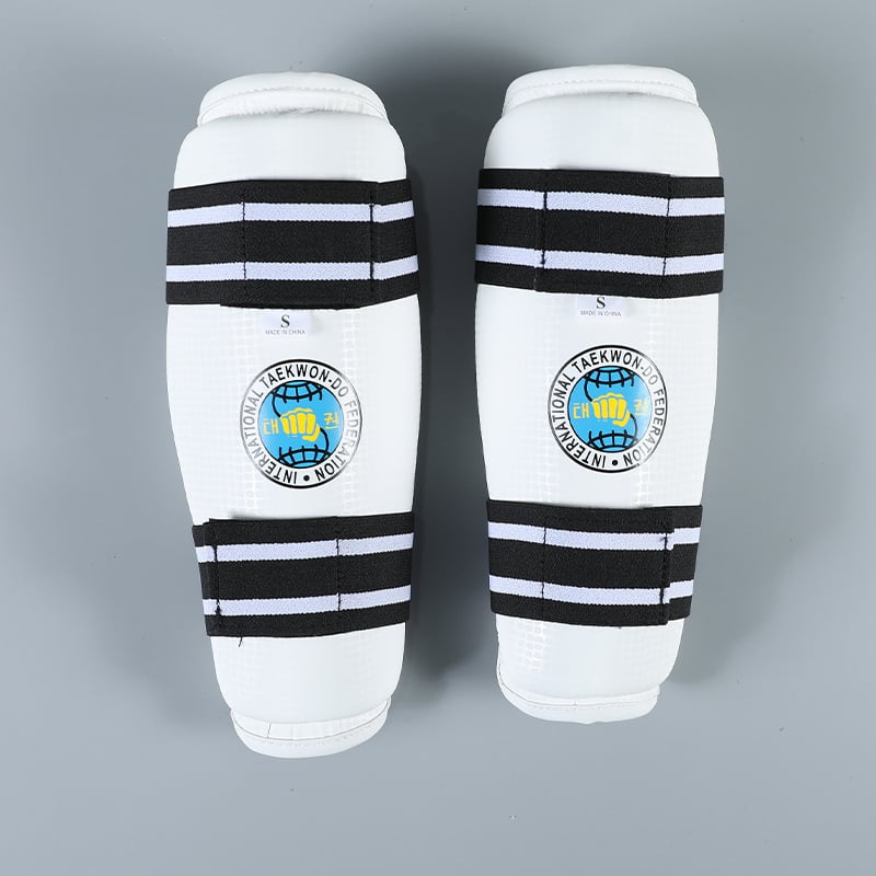 Таекуондо протектори за крак и ръка, сваляеми, удебелени и с висока еластичност, полиестерно тяло за ITF Таекуондо състезания и тренировки