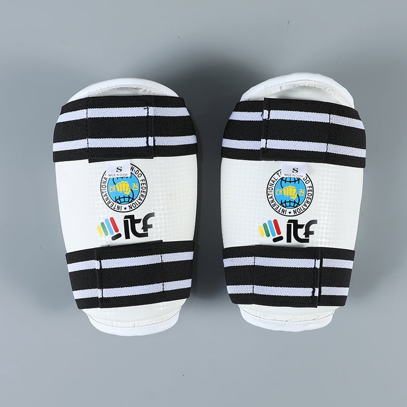 Таекуондо протектори за крак и ръка, сваляеми, удебелени и с висока еластичност, полиестерно тяло за ITF Таекуондо състезания и тренировки