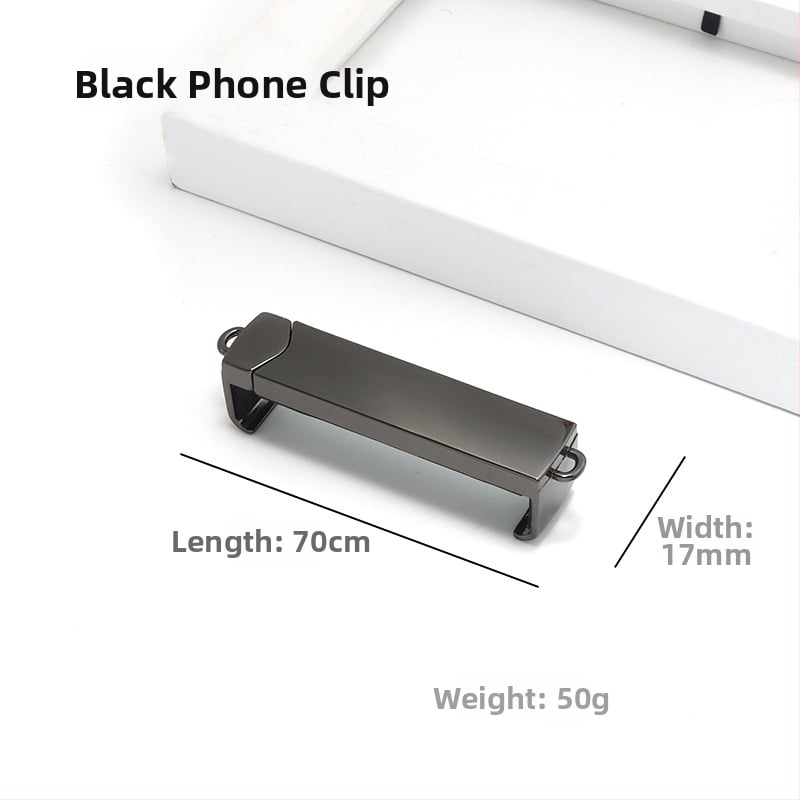 Метален държач за телефон с кръстосана презрамка и вратна верижка, цинкова сплав, геометричен модел, устойчив на износване