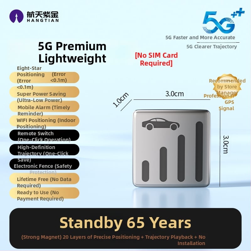 GPS sõiduki jälgimisseade, vargusvastase ja kaotusevastase funktsiooniga, täpsus 1 m, mudel F35d, Liitium-Polümeerakku