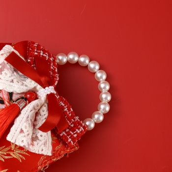 Dječja crossbody torbica za djevojčice, svjež i sladak stil, pamuk i lan, podstava od najlona, Gaoxin