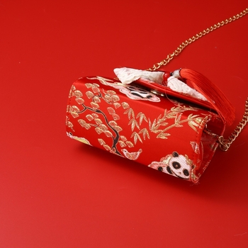 Dječja crossbody torbica za djevojčice, svjež i sladak stil, pamuk i lan, podstava od najlona, Gaoxin