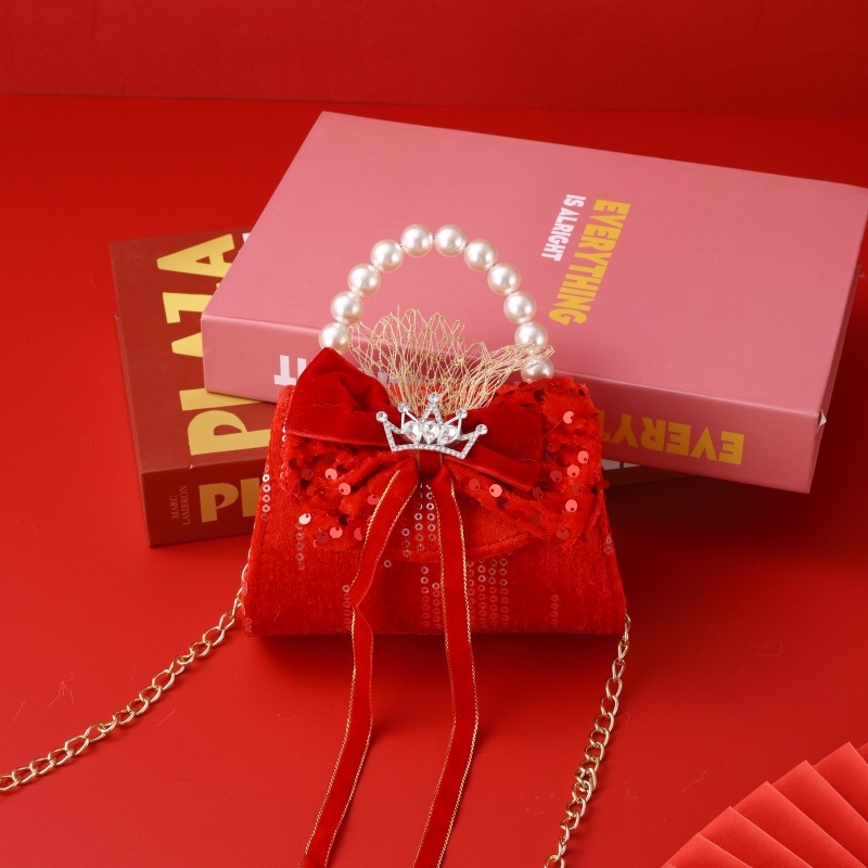 Dječja crossbody torbica za djevojčice, svjež i sladak stil, pamuk i lan, podstava od najlona, Gaoxin