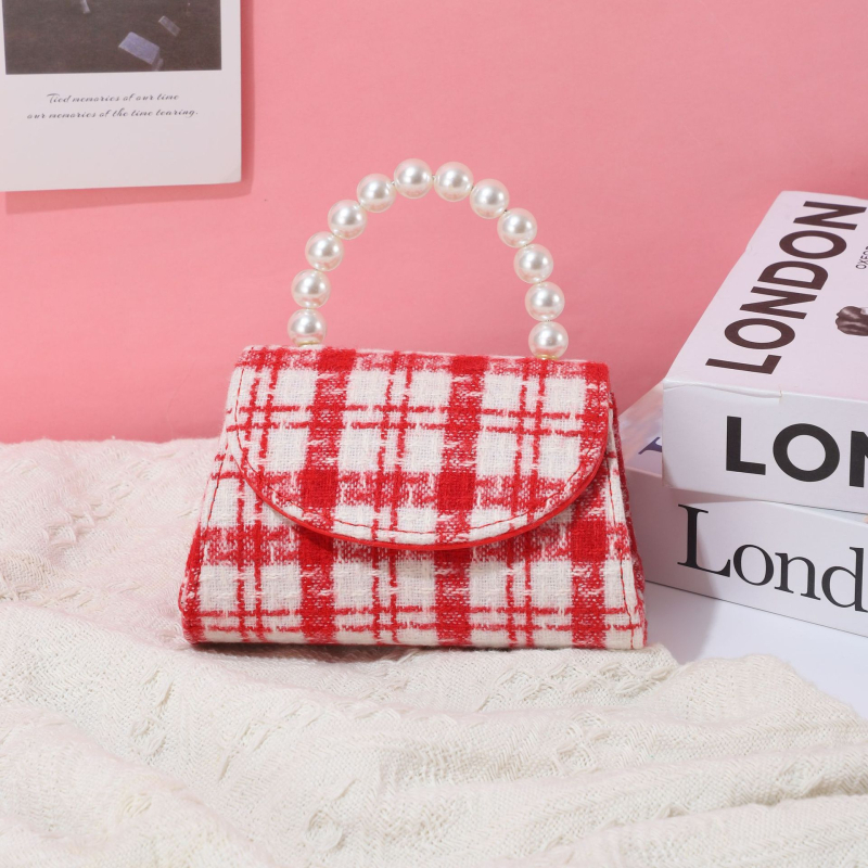 Dječja crossbody torbica za djevojčice, svjež i sladak stil, pamuk i lan, podstava od najlona, Gaoxin