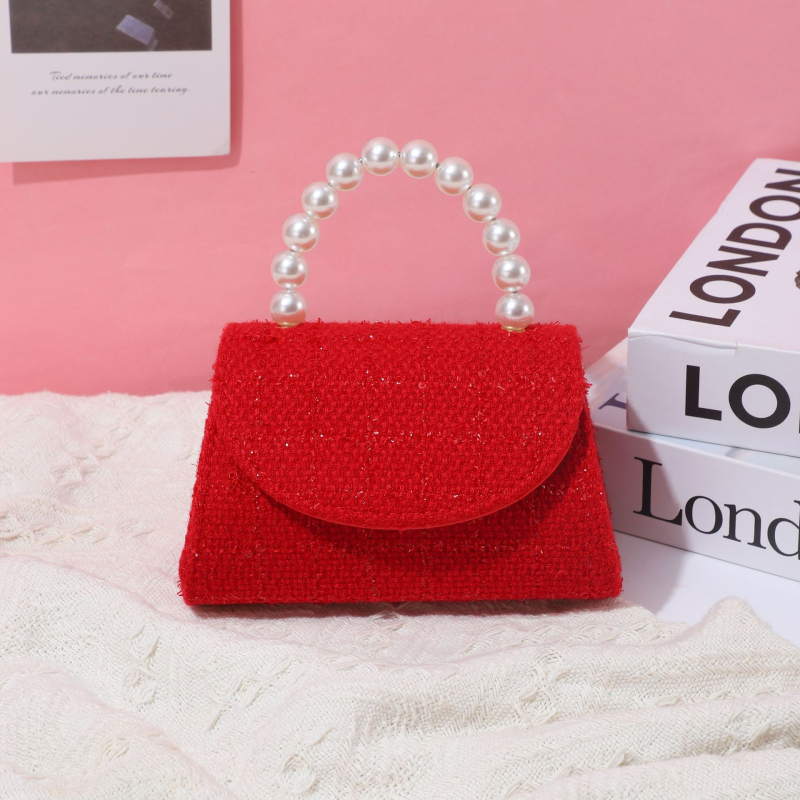 Dječja crossbody torbica za djevojčice, svjež i sladak stil, pamuk i lan, podstava od najlona, Gaoxin