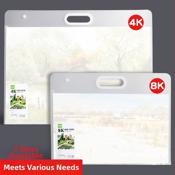 Sheng bangrong Geantă de depozitare pentru schițe 4K/8K artă și desene pentru copii — organizator portabil pentru album de desen