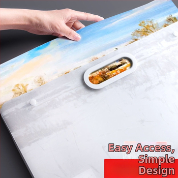 Sheng bangrong Geantă de depozitare pentru schițe 4K/8K artă și desene pentru copii — organizator portabil pentru album de desen