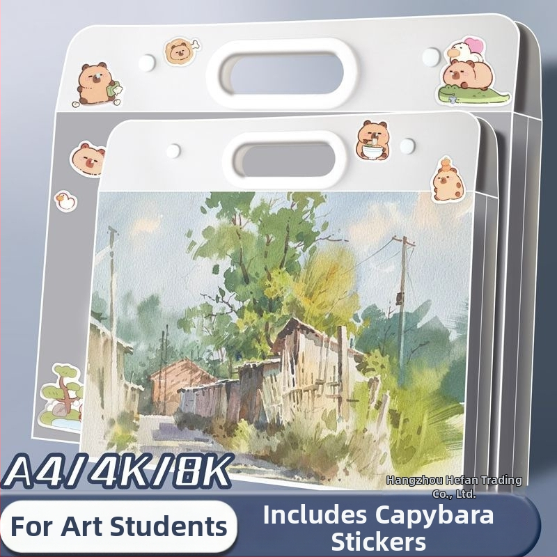 Sheng bangrong Geantă de depozitare pentru schițe 4K/8K artă și desene pentru copii — organizator portabil pentru album de desen