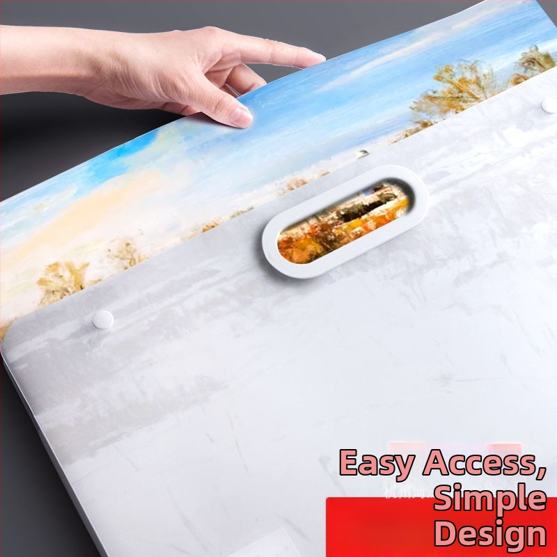 Sheng bangrong Geantă de depozitare pentru schițe 4K/8K artă și desene pentru copii — organizator portabil pentru album de desen