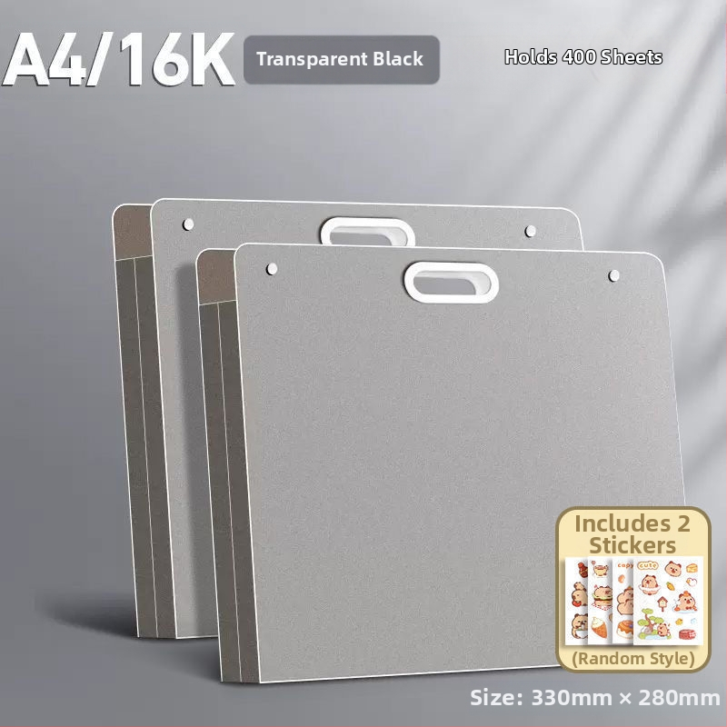 Sheng bangrong Geantă de depozitare pentru schițe 4K/8K artă și desene pentru copii — organizator portabil pentru album de desen