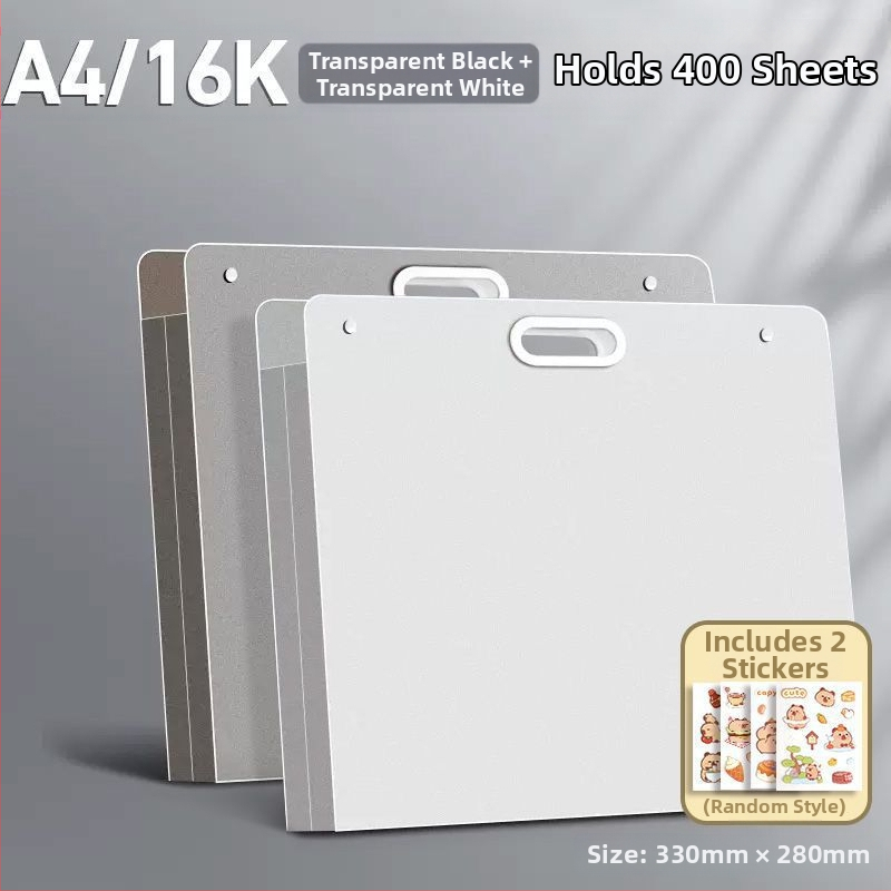 Sheng bangrong Geantă de depozitare pentru schițe 4K/8K artă și desene pentru copii — organizator portabil pentru album de desen