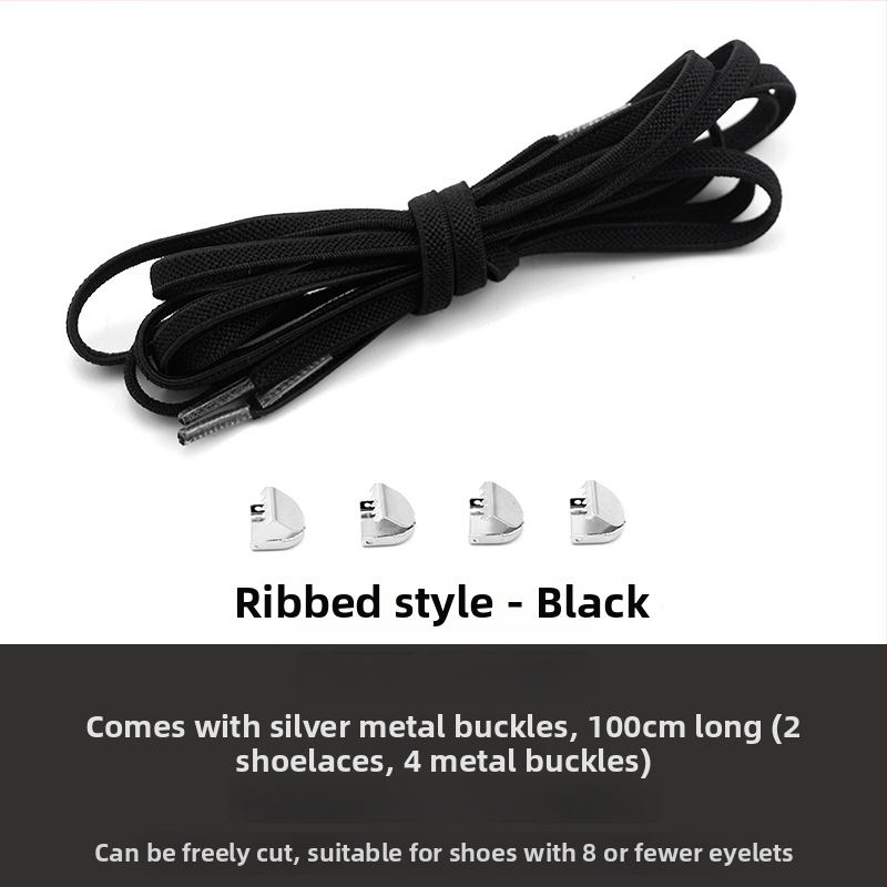 Csomómentes elasztikus cipőfűzőpánt fém csattal és hálós mintával, kompatibilis sportcipőkhöz, bőr cipőkhöz, bakancsokhoz, papucsokhoz és egyéb lábbelikhez, egész szezonban