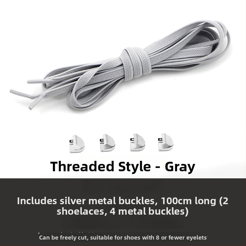 Csomómentes elasztikus cipőfűzőpánt fém csattal és hálós mintával, kompatibilis sportcipőkhöz, bőr cipőkhöz, bakancsokhoz, papucsokhoz és egyéb lábbelikhez, egész szezonban