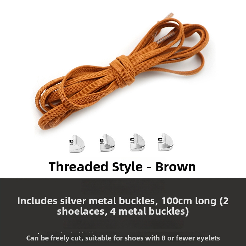 Csomómentes elasztikus cipőfűzőpánt fém csattal és hálós mintával, kompatibilis sportcipőkhöz, bőr cipőkhöz, bakancsokhoz, papucsokhoz és egyéb lábbelikhez, egész szezonban