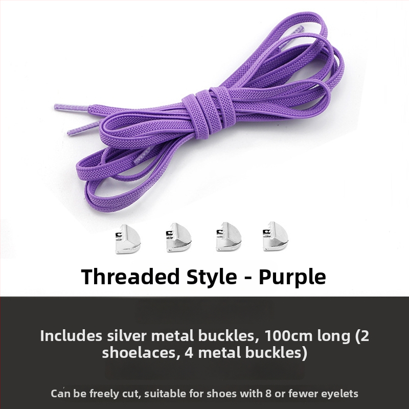 Csomómentes elasztikus cipőfűzőpánt fém csattal és hálós mintával, kompatibilis sportcipőkhöz, bőr cipőkhöz, bakancsokhoz, papucsokhoz és egyéb lábbelikhez, egész szezonban