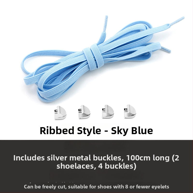 Csomómentes elasztikus cipőfűzőpánt fém csattal és hálós mintával, kompatibilis sportcipőkhöz, bőr cipőkhöz, bakancsokhoz, papucsokhoz és egyéb lábbelikhez, egész szezonban