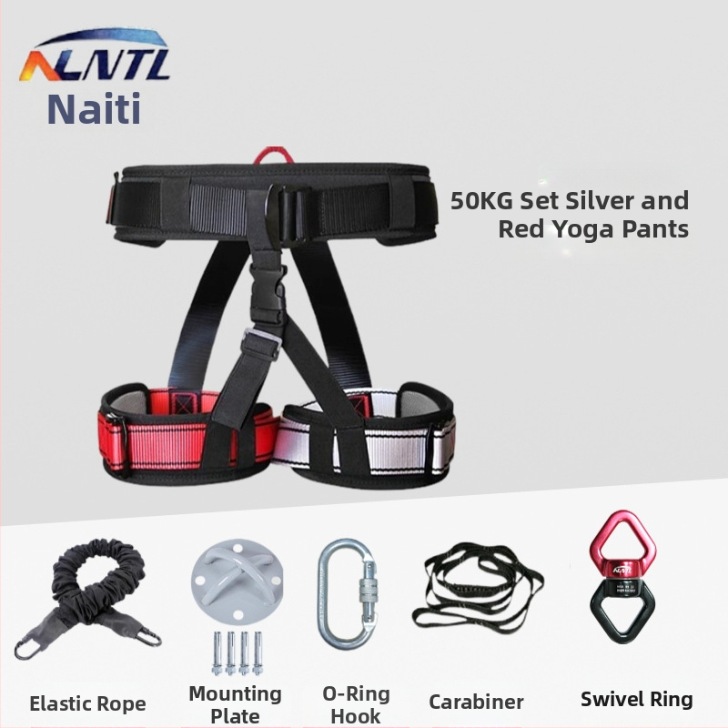 NLNTL Curea de antrenament pentru yoga aeriană – curea de siguranță, poliester