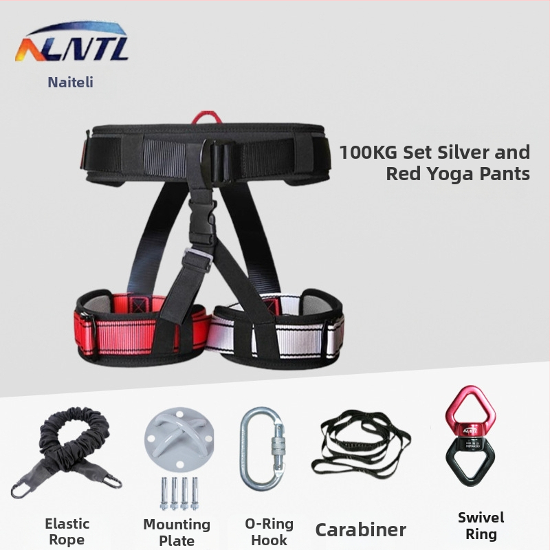 NLNTL Curea de antrenament pentru yoga aeriană – curea de siguranță, poliester