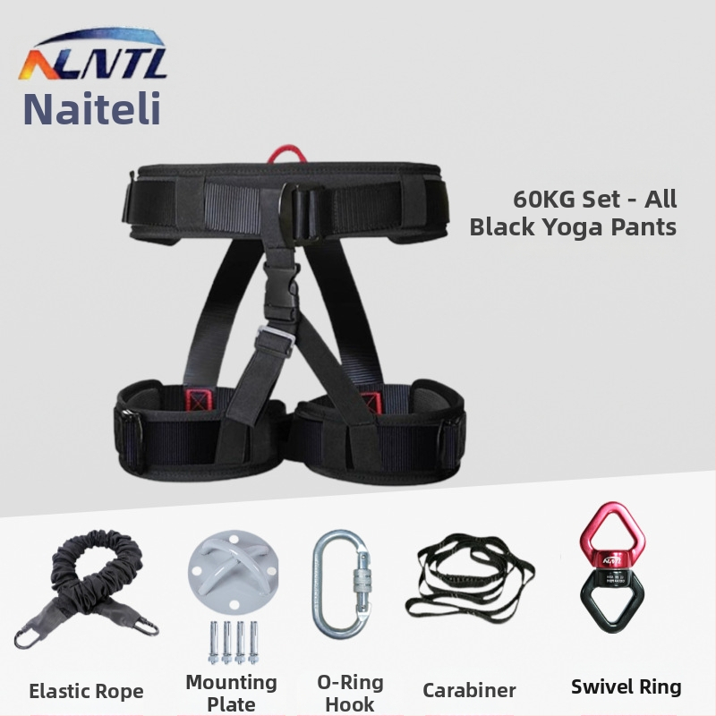 NLNTL Curea de antrenament pentru yoga aeriană – curea de siguranță, poliester