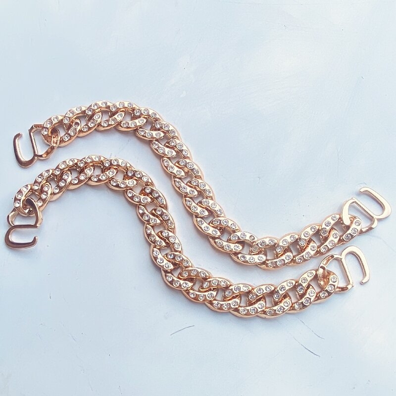 Set decor pentru sandale: perle, floare cu patru frunze, decor pentru pantof, lanț cu inimă și diamant — model 654984; stil: cataramă; potrivit pentru vară, primăvară, toamnă, iarnă