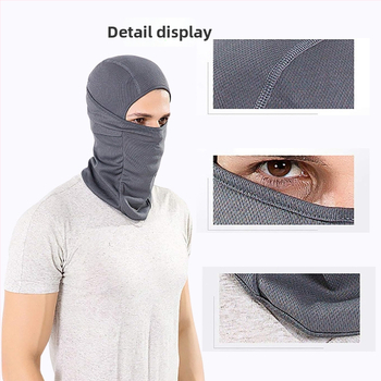 Kerékpáros balaclava - napvédelem, gyorsan száradó, uniszex, poliészter