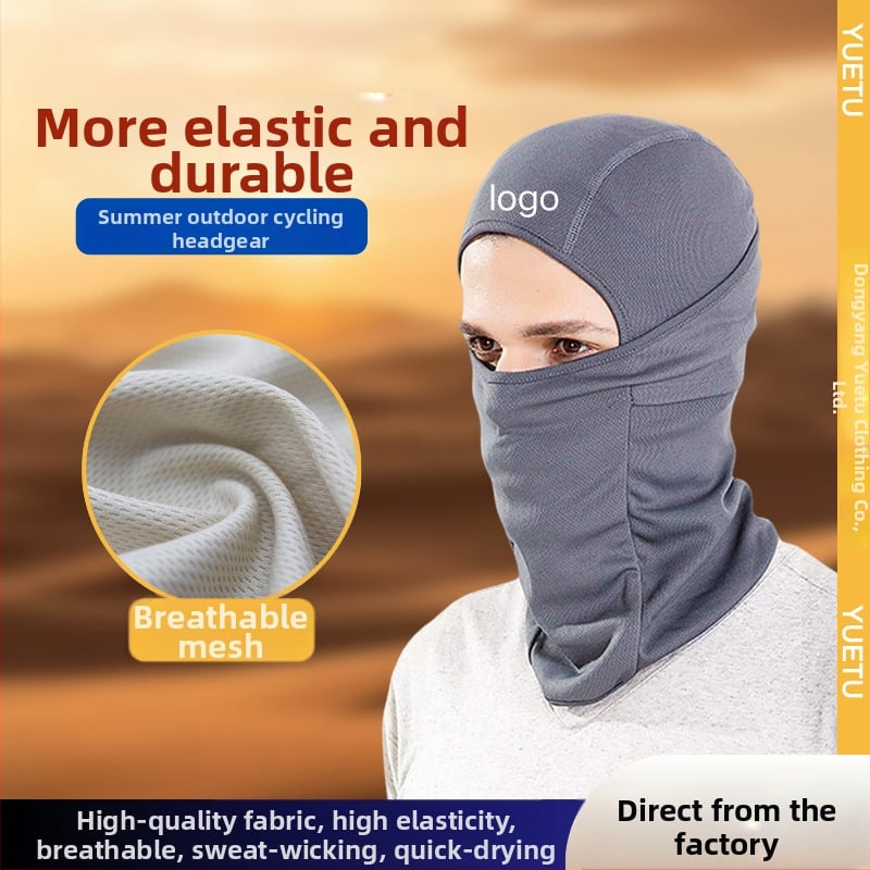 Kerékpáros balaclava - napvédelem, gyorsan száradó, uniszex, poliészter