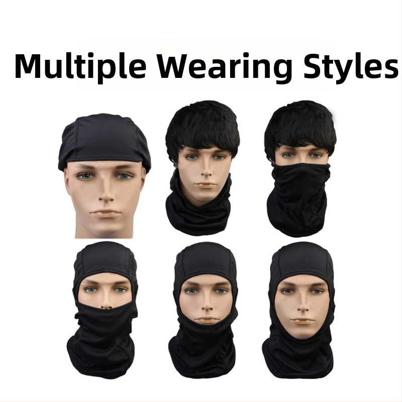 Kerékpáros balaclava - napvédelem, gyorsan száradó, uniszex, poliészter