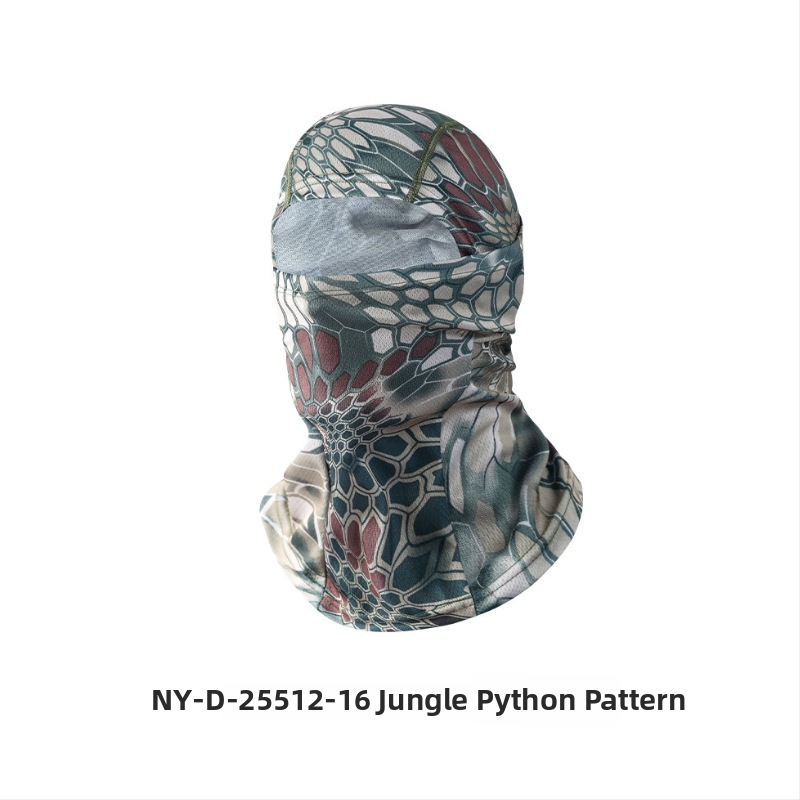 Kerékpáros balaclava - napvédelem, gyorsan száradó, uniszex, poliészter