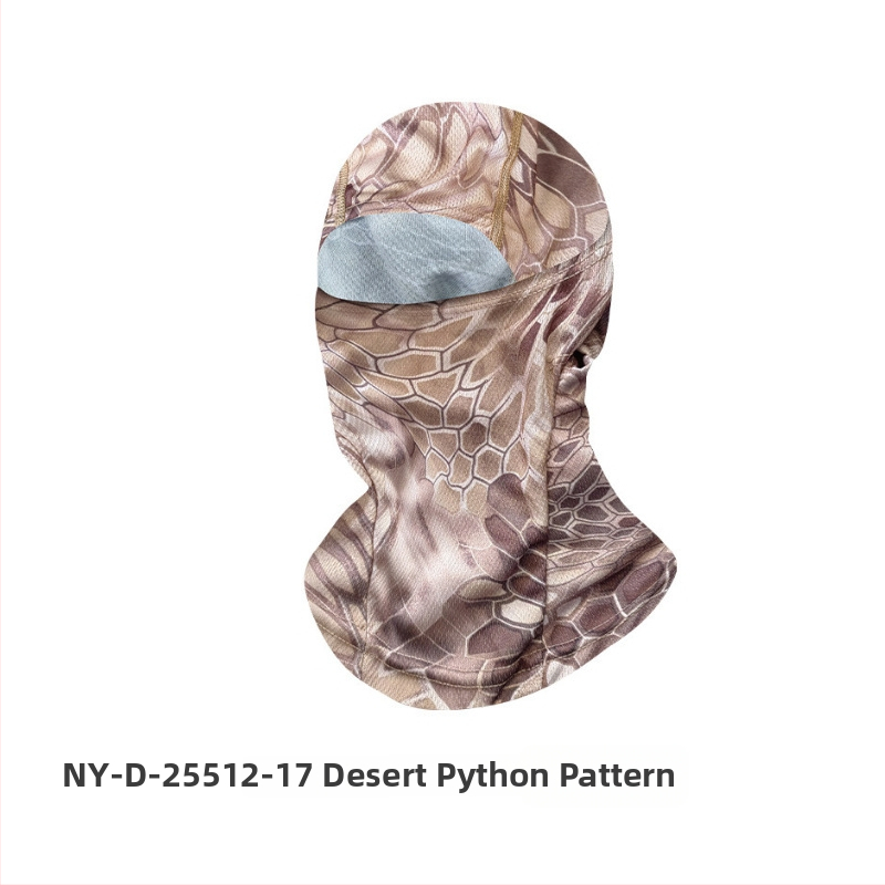 Kerékpáros balaclava - napvédelem, gyorsan száradó, uniszex, poliészter