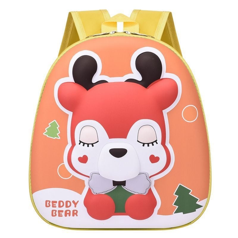 Lasteaia seljakott karikatüürilise dino kujutisega, unisex, EVA materjal, hingav, kõverad õlarihmad