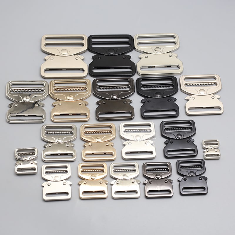 Кобра метална катарама със регулируем бутон за колани, раници, багаж и чанти – сплав