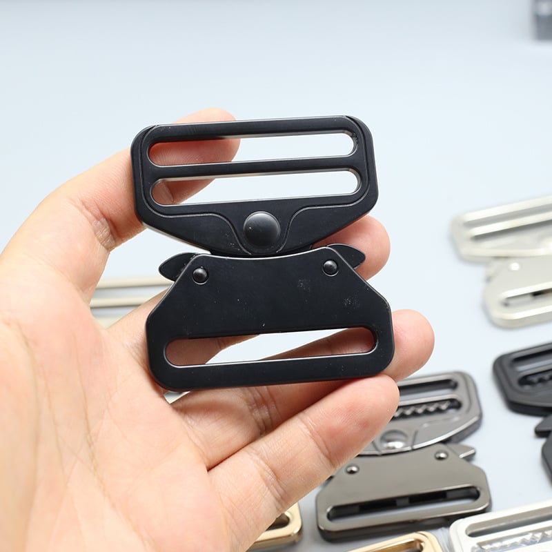 Кобра метална катарама със регулируем бутон за колани, раници, багаж и чанти – сплав