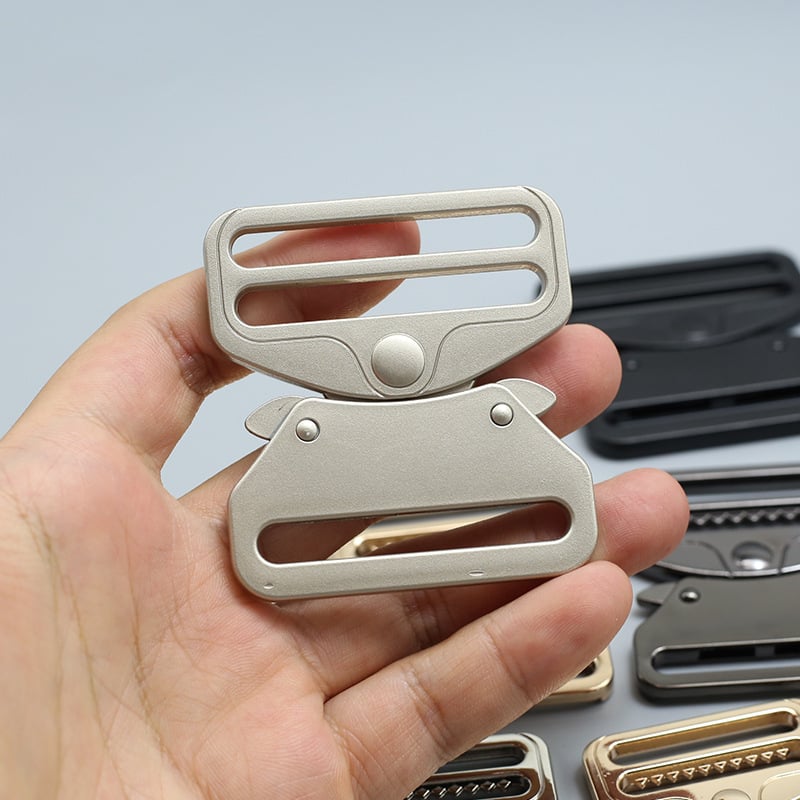 Кобра метална катарама със регулируем бутон за колани, раници, багаж и чанти – сплав