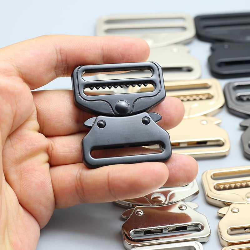 Кобра метална катарама със регулируем бутон за колани, раници, багаж и чанти – сплав