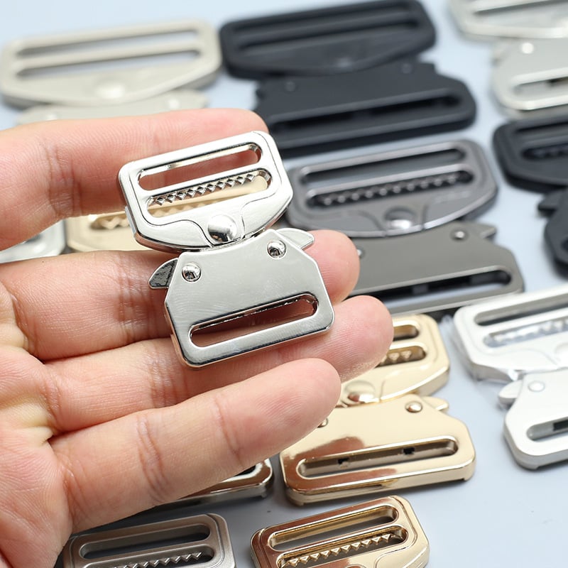 Кобра метална катарама със регулируем бутон за колани, раници, багаж и чанти – сплав