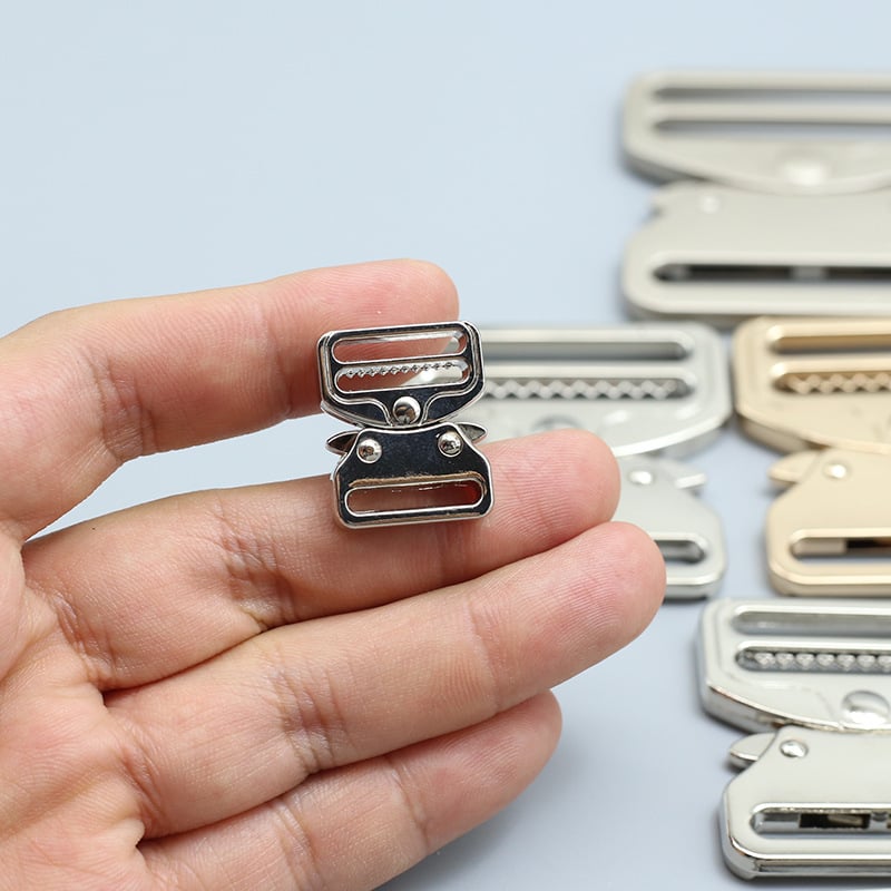 Кобра метална катарама със регулируем бутон за колани, раници, багаж и чанти – сплав