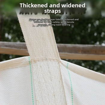 Τετραάγκιστρο χωρίς βάση για τόνο σάκος, λευκή υφαντή PP σακούλα συσκευασίας, αυτοσφραγιζόμενη, κατάλληλη για πλαστικά, τσιμέντο, ζωοτροφές, χημικά