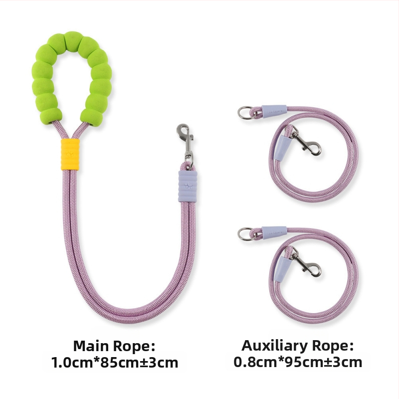 Raztegljiva šetnja za psa s dizajnom preko tijela, držač od pjene oblaka, kontrasno najlonsko uže