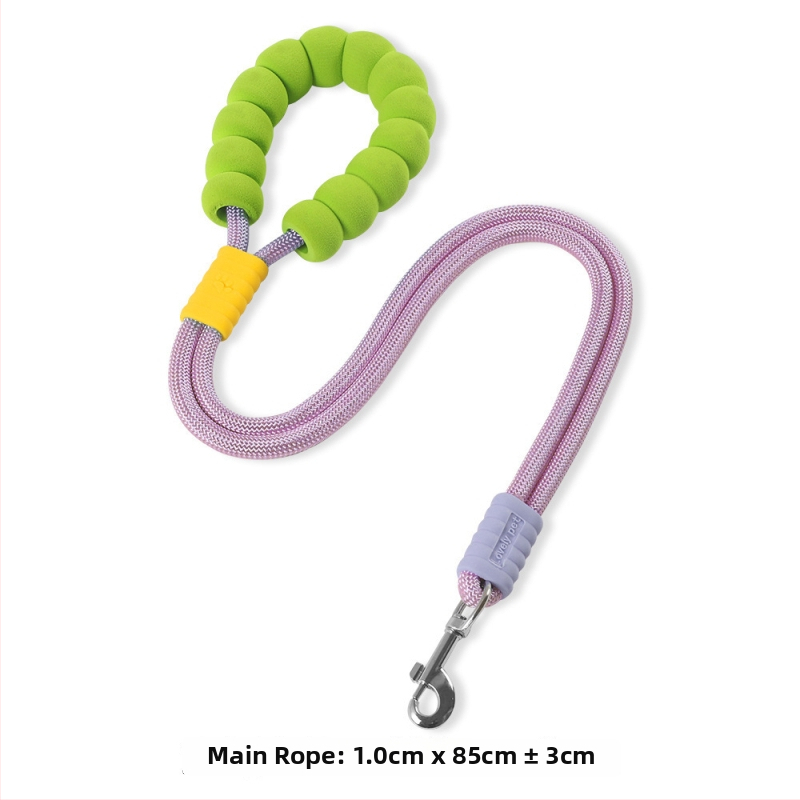 Raztegljiva šetnja za psa s dizajnom preko tijela, držač od pjene oblaka, kontrasno najlonsko uže