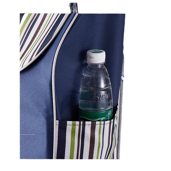 Четириколесна количка за пазар с водоустойчива Oxford чанта, сгъваема, възможност за печат на лого