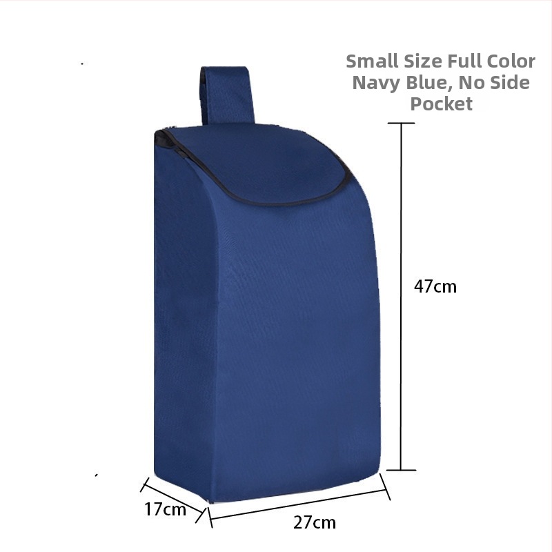 Четириколесна количка за пазар с водоустойчива Oxford чанта, сгъваема, възможност за печат на лого