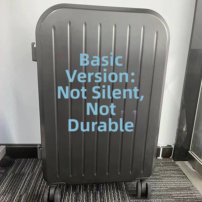 Uniszex utazási koffer, ABS+PC, bővíthető, USB-port