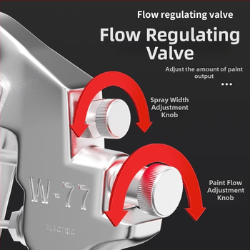 Domáci striekacia pištol na nábytok a autá s nastaviteľným viackalibrom, dobíjateľná Li‑ion batéria, 220V