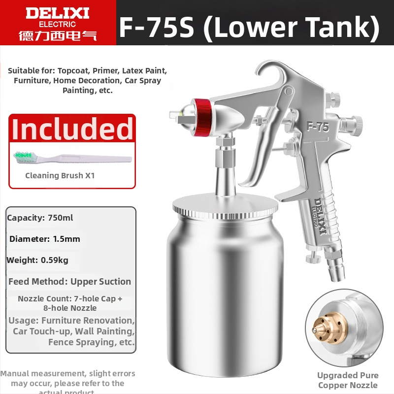 Domáci striekacia pištol na nábytok a autá s nastaviteľným viackalibrom, dobíjateľná Li‑ion batéria, 220V