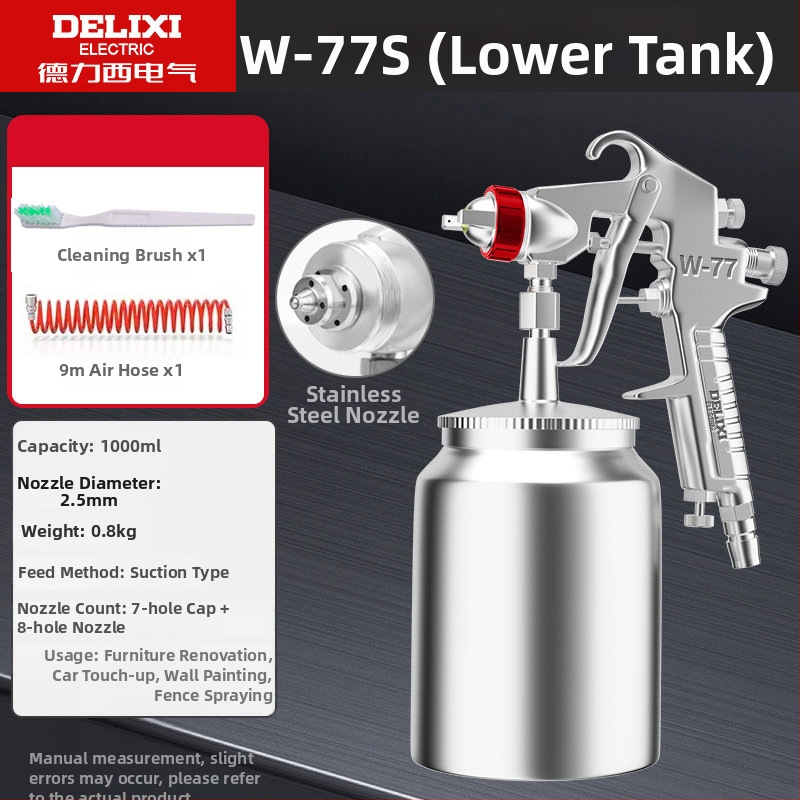 Domáci striekacia pištol na nábytok a autá s nastaviteľným viackalibrom, dobíjateľná Li‑ion batéria, 220V