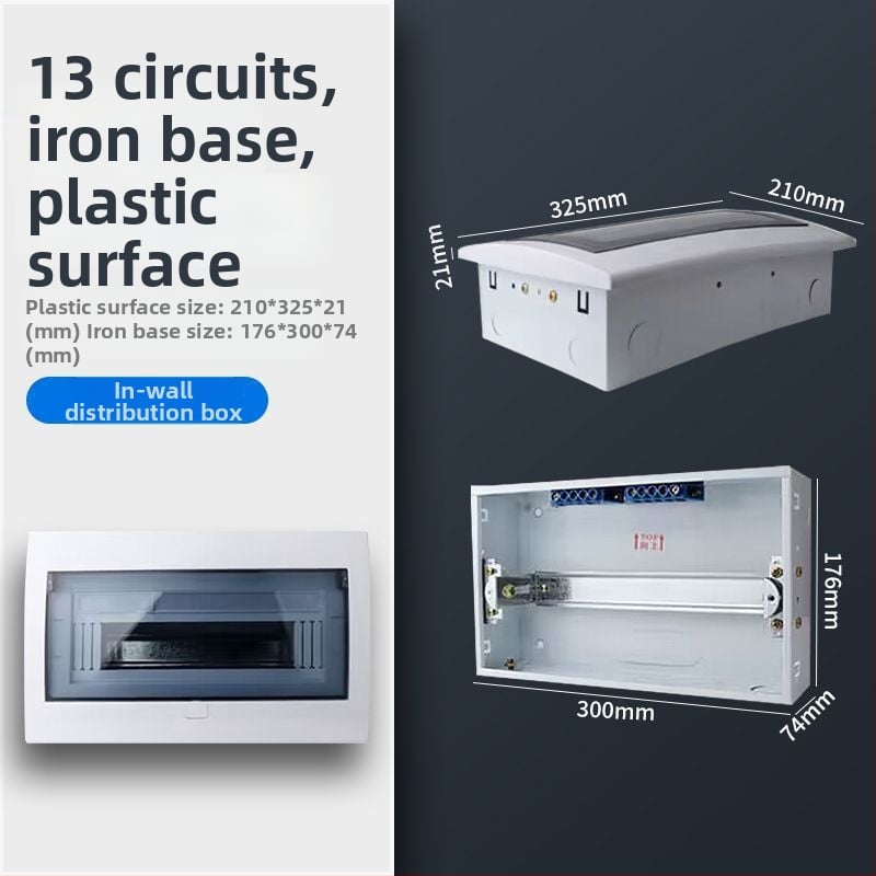 Пластмасов електрически разпределителен корпус PZ30, водоустойчив, за повърхностен или скрит монтаж, защита от течове