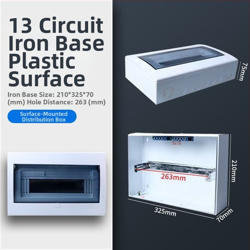 Пластмасов електрически разпределителен корпус PZ30, водоустойчив, за повърхностен или скрит монтаж, защита от течове